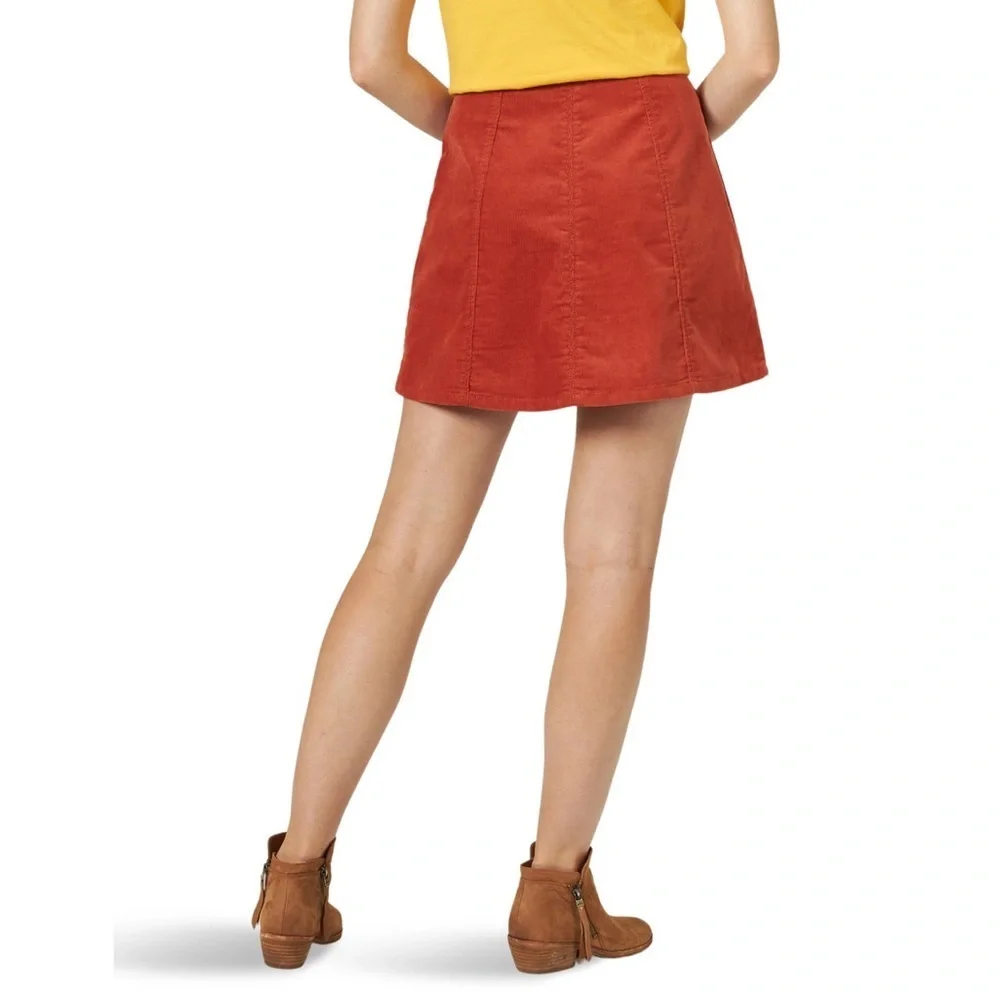 Wrangler Women's Button Front Mini Skirt XS